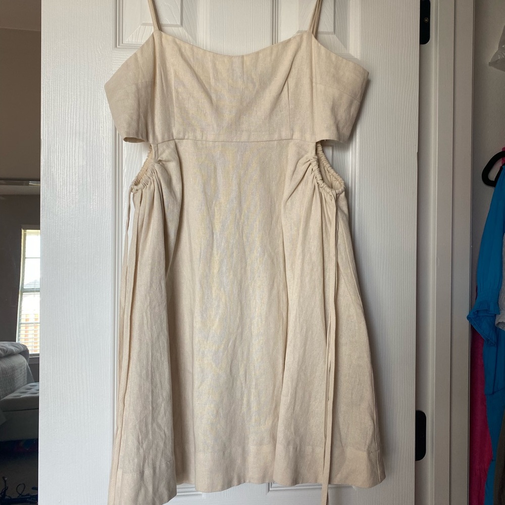 1. State cut out dress